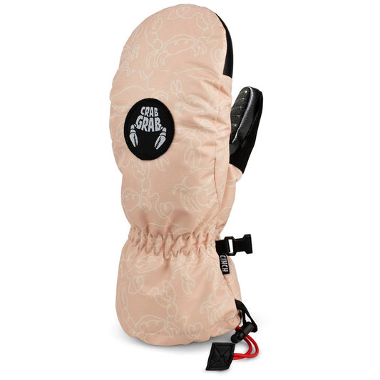 Crab Grab Youth Cinch Mitt Doodle Pink