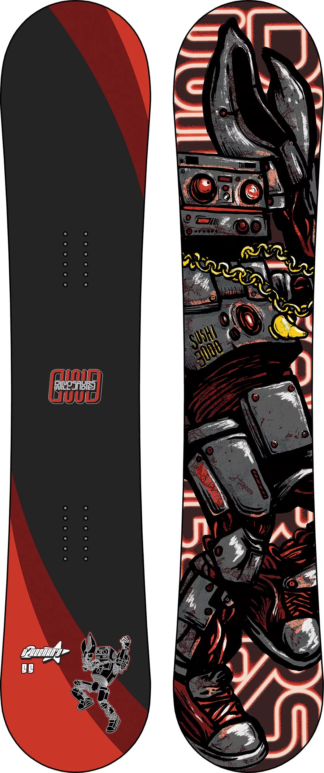 Dinosaurs Will Die Snowboards Keenans Board 155CM 2025