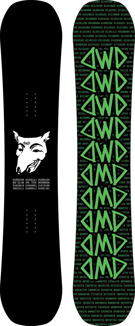 Dinosaurs Will Die Snowboards Rat Snowboard 2025
