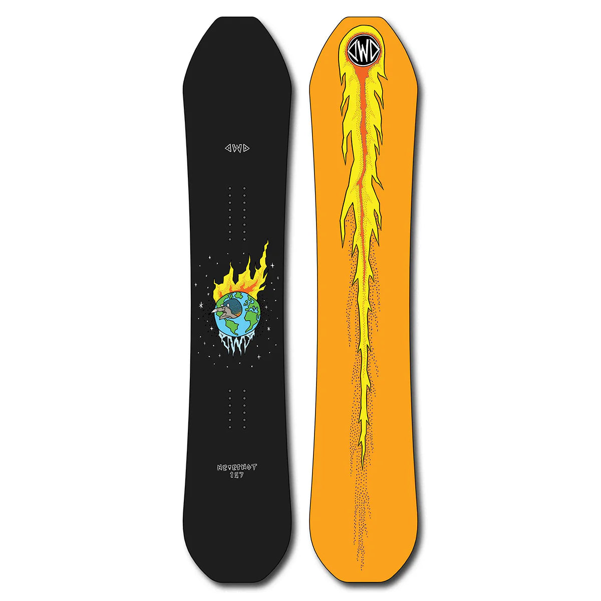 Dinosaurs Will Die Snowboards Nevernot Snowboard 153CM 2025