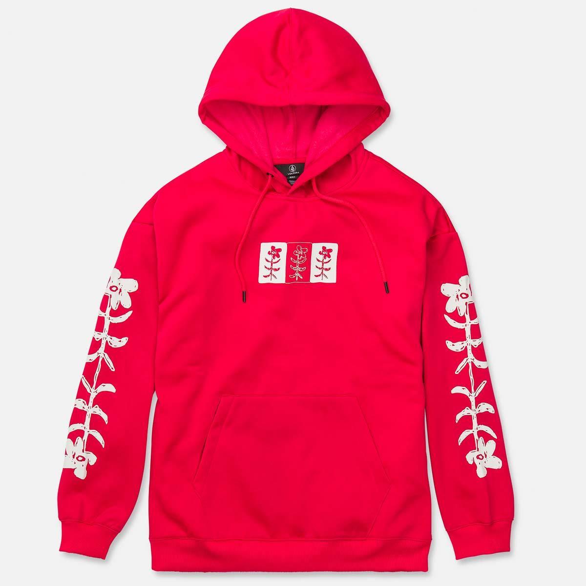Volcom Essential Hydro Hoodie - Women's Bright Cherry