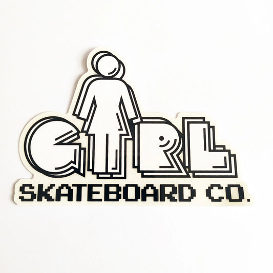Girl Skateboards PacMan Logo Sticker