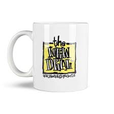 The New Deal Skateboards Napkin/Sun Logo Coffee Mug White O/S