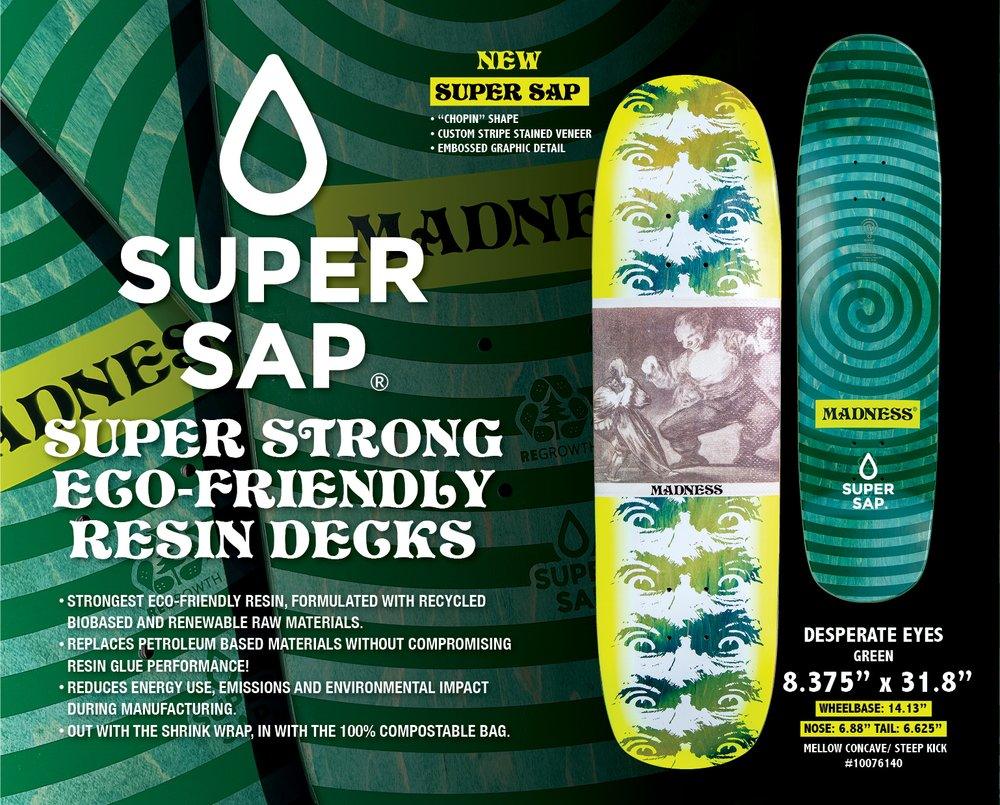 Madness Desperate Eyes 8.375" Skateboard Deck