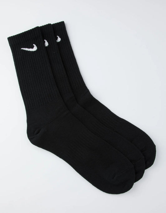 NIKE EVERYDAY LIGHTWEIGHT SOCKS - BLACK/WHITE