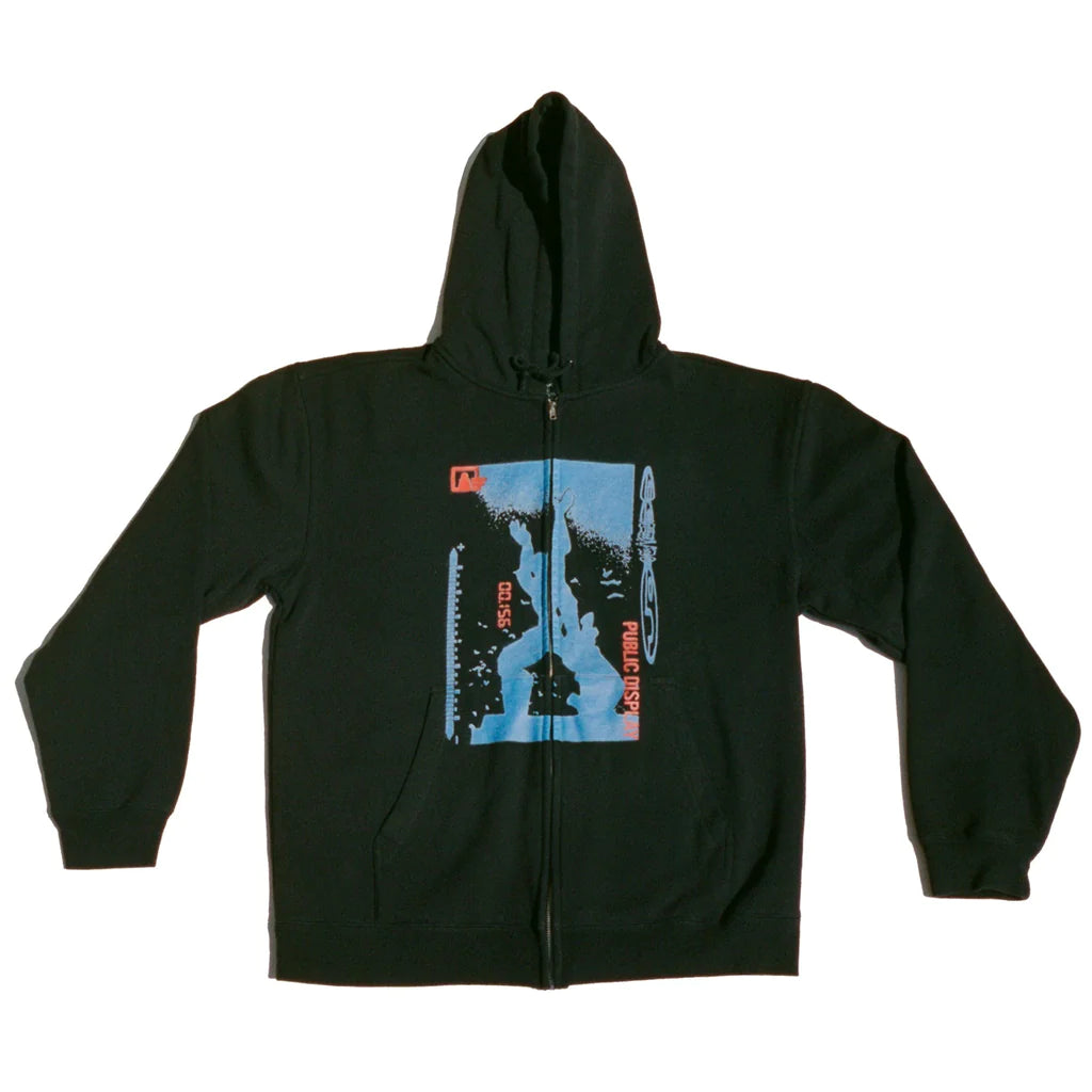 Public Snowboards Display Zip Up Hoodie