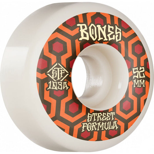 BONES WHEELS STF SKATEBOARD WHEELS RETROS 52MM V1 STANDARD 103A 4PK
