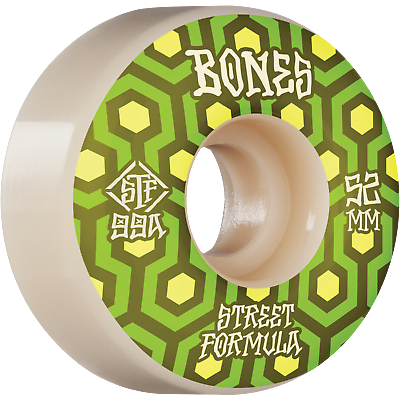 BONES WHEELS STF SKATEBOARD WHEELS RETROS 52MM V1 STANDARD 99A 4PK