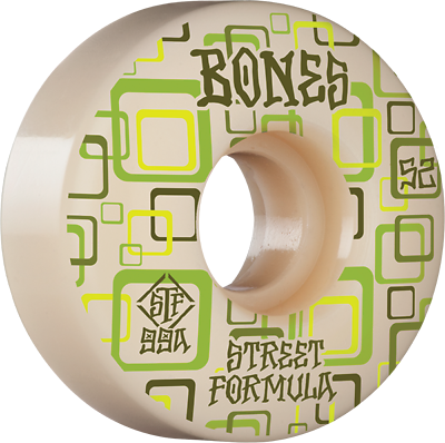 BONES WHEELS STF SKATEBOARD WHEELS RETROS 52MM V3 SLIMS 99A 4PK