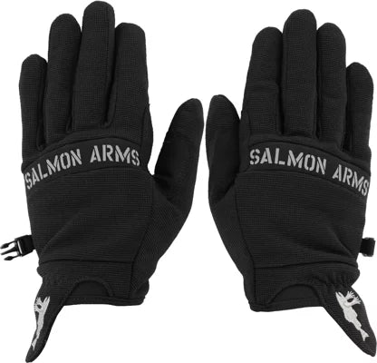 Salmon Arms Black Spring Snowboarding Glove 2025