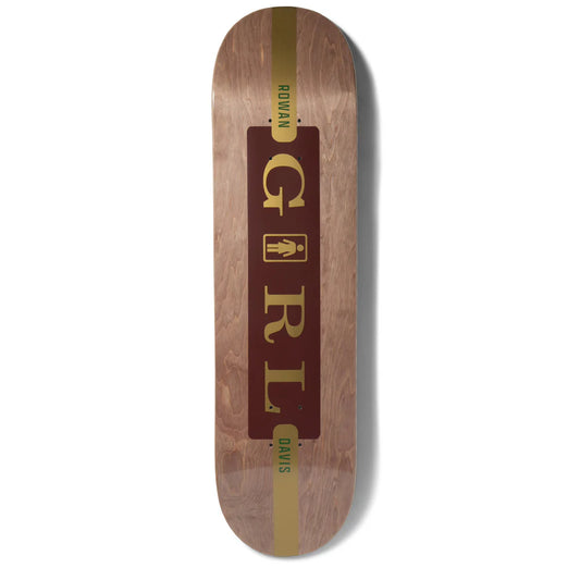 Girl Skateboards Rowan Davis Serif Skateboard Deck