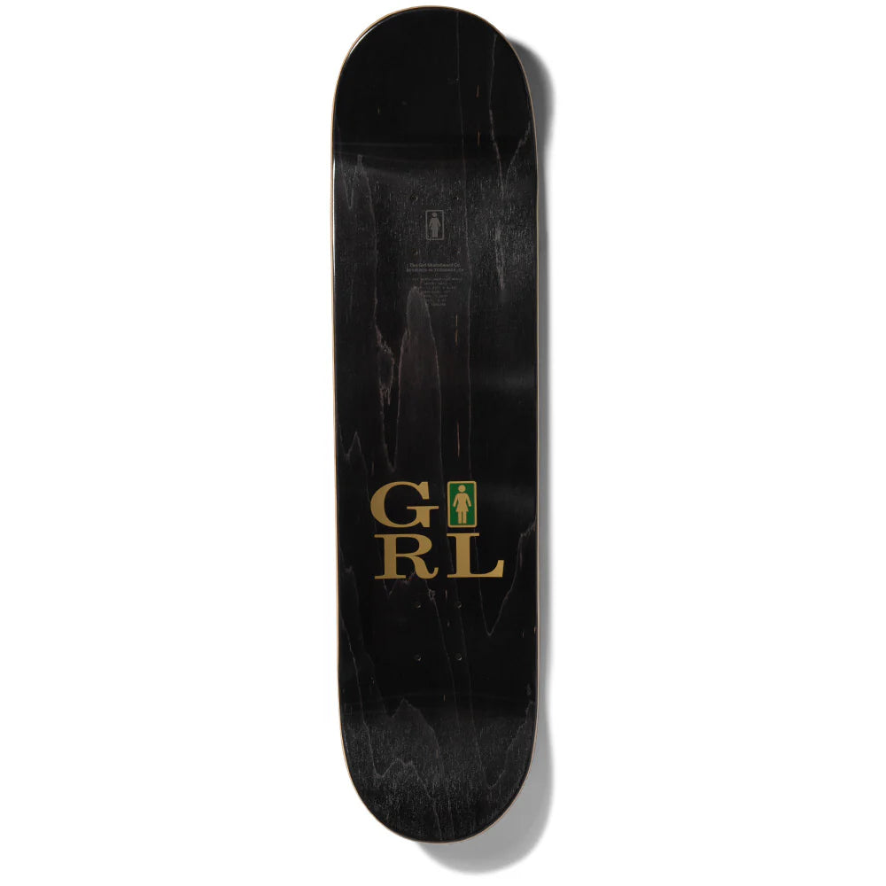 Girl Skateboards Rowan Davis Serif Skateboard Deck