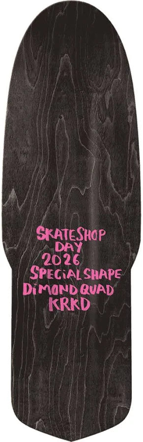 krooked board cruiser skateshop day 2026 beamer diamond quad Shape 10.75' X 33.95" Gonz