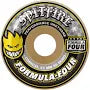 Spitfire Formula Four Wheels 54mm 99 Duro Conical Yellow and Black