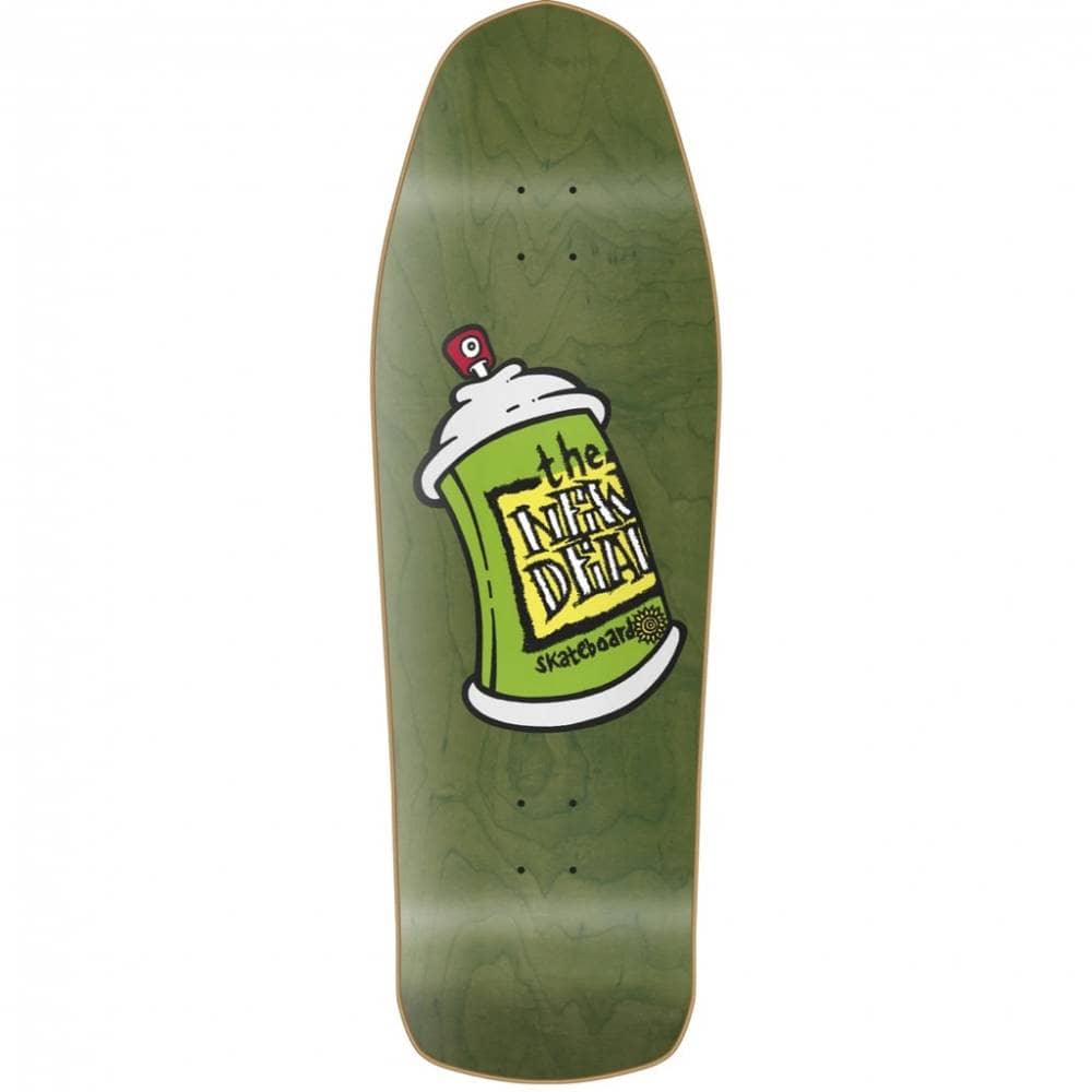 New Deal Skateboards Spray Can Screen Printed Reissue Skateboard Deck 9.75"