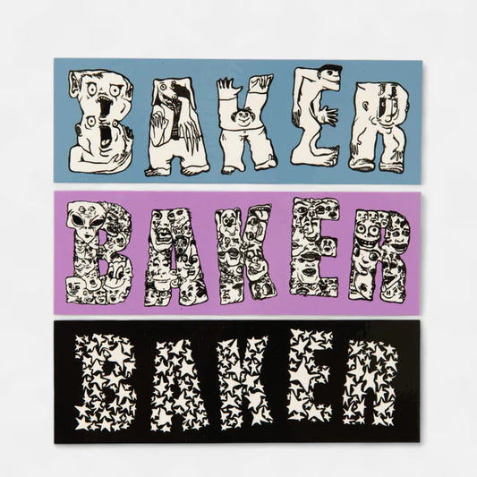 Baker 'Get Lost' 12 Sticker Pack