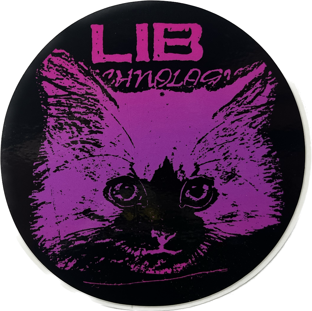 Lib Technologies Snowboards Catman 4" Circle Sticker Assorted Colors