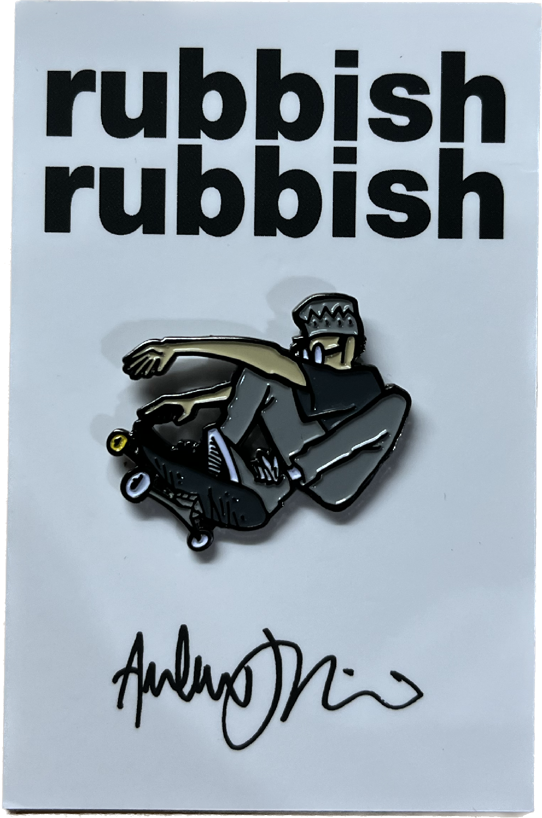 Rubbish Rubbish Andy Jenkins Wrench Pilot Lapel Pin Assorted Colors