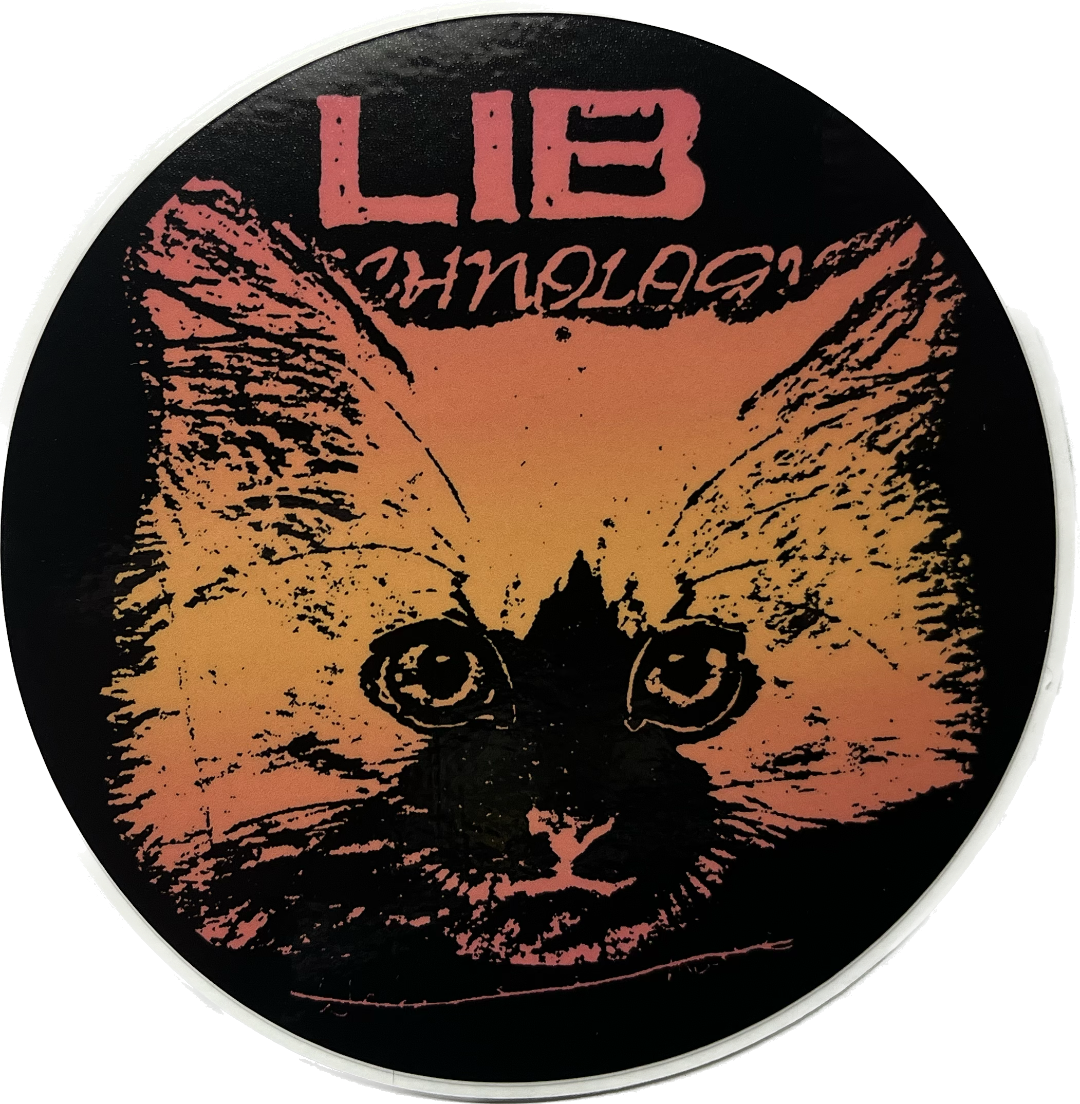 Lib Technologies Snowboards Catman 4" Circle Sticker Assorted Colors