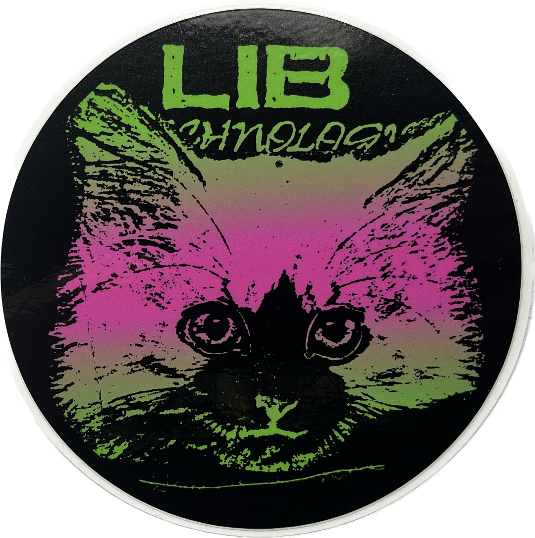 Lib Technologies Snowboards Catman 4" Circle Sticker Assorted Colors