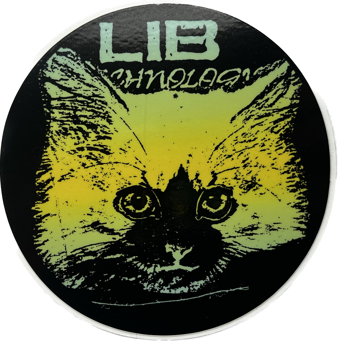 Lib Technologies Snowboards Catman 4" Circle Sticker Assorted Colors