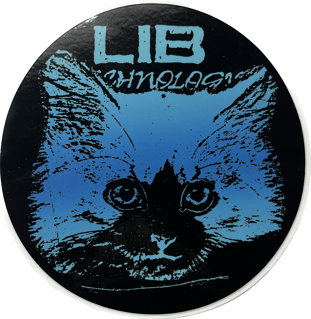 Lib Technologies Snowboards Catman 4" Circle Sticker Assorted Colors