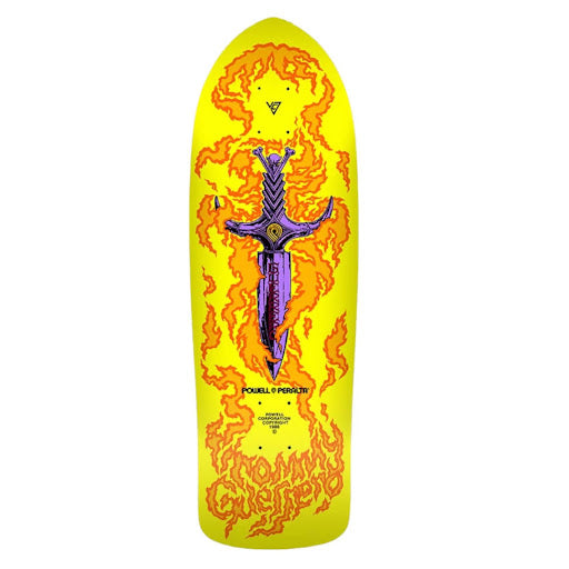 Powell Peralta Bones Brigade Series 15 Reissue Deck Tommy Guerrero Yellow