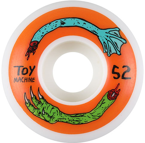 TOY MACHINE FOS ARMS Wheels 52MM (Set Of 4) white urethane