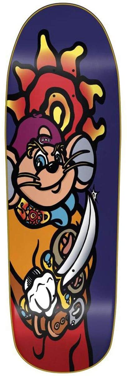 New Deal Skateboards Steve Douglas Pirate Mouse Slick Skateboard Deck Multi 9.25"