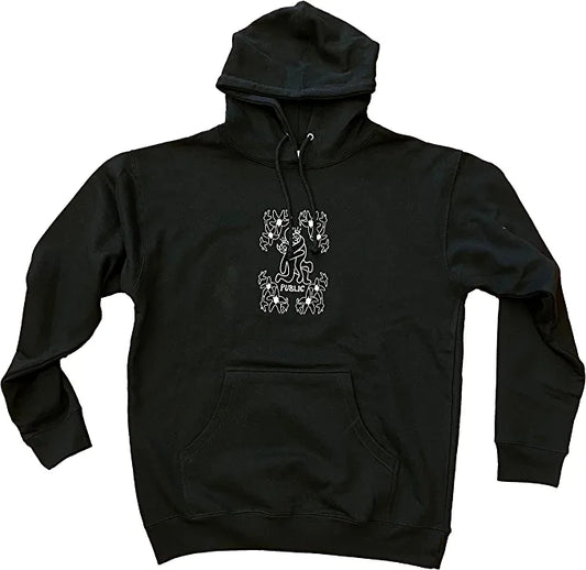Public Friends Hoodie Black
