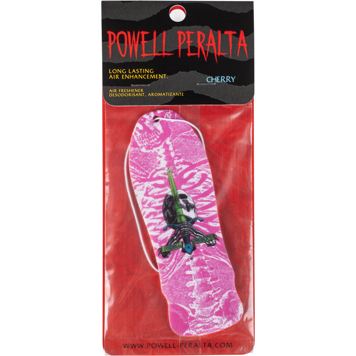 Powell Peralta OG GeeGah Skull & Sword Pink Air Freshener- Cherry Scent