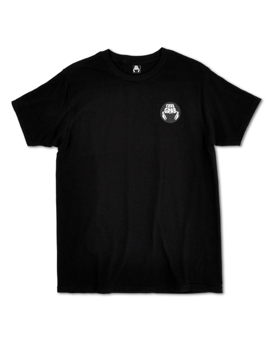 Crab Grab Circle Logo T-Shirt