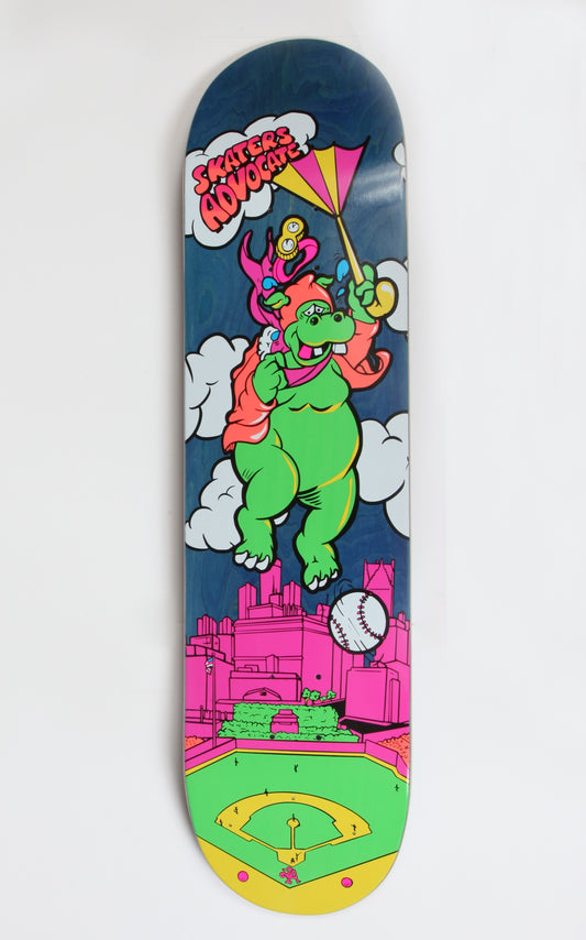 Skaters Advocate Hippo Skateboard Deck