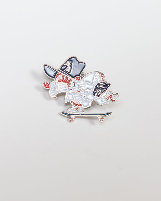 Skaters Advocate Pushing Tiger Pin