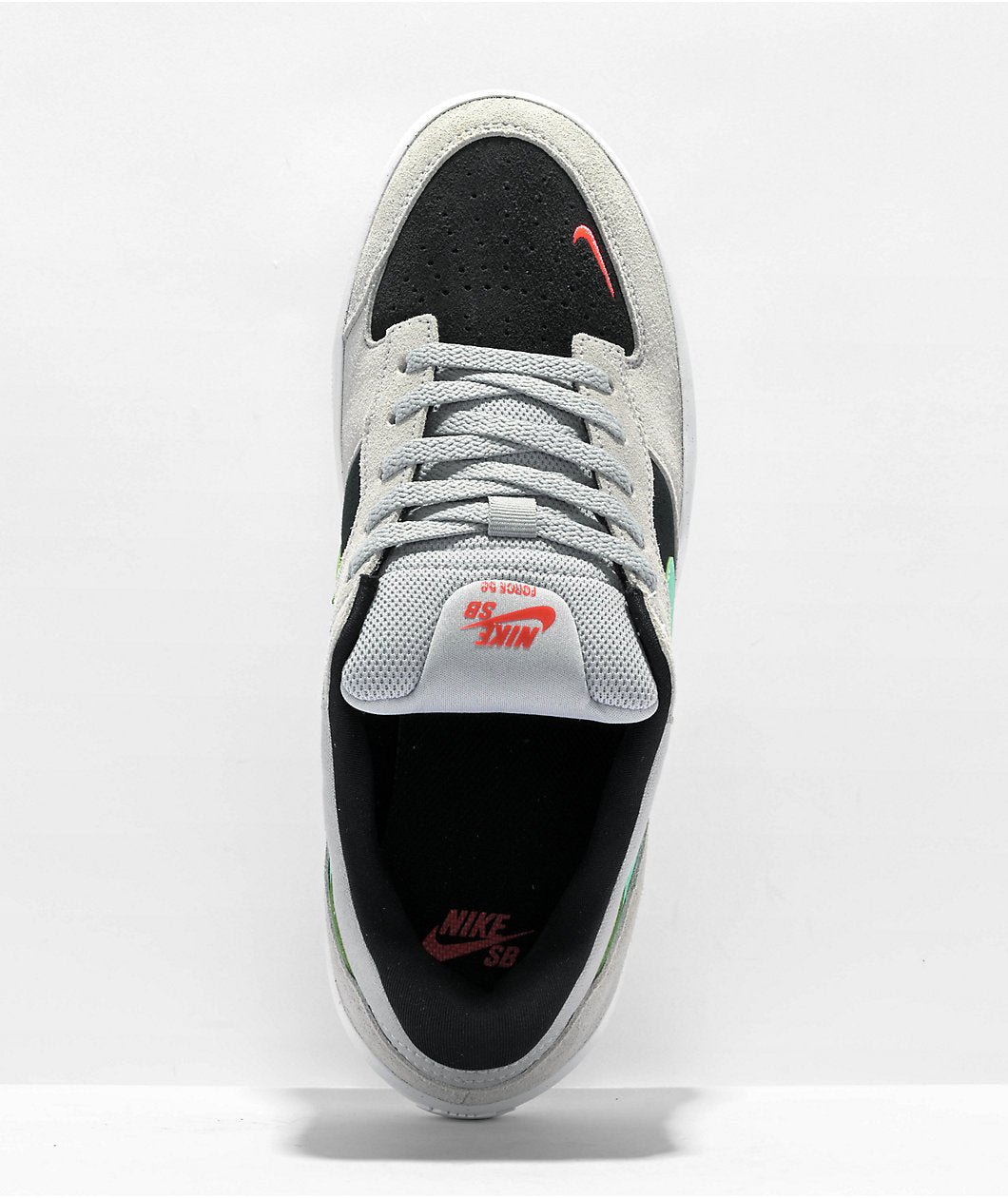 Nike SB Force 58 Wolf Grey, Magenta & Black Skateboard Shoes