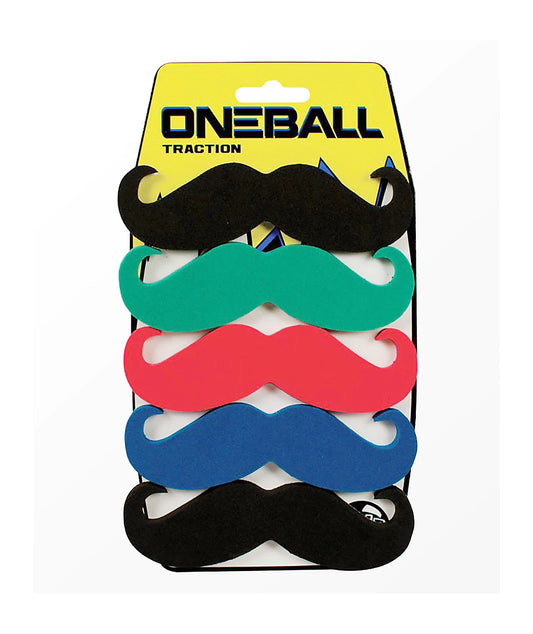 OneBall 5-pack Mustache Snowboard Stomp Pad