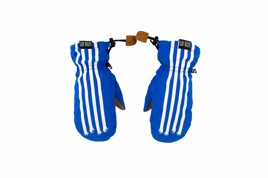 Salmon Arms Classic Mitt- Stripes Blue
