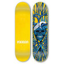 STRANGELOVE TEAM CODE BLUE YELLOW SHAPED DECK 8.50