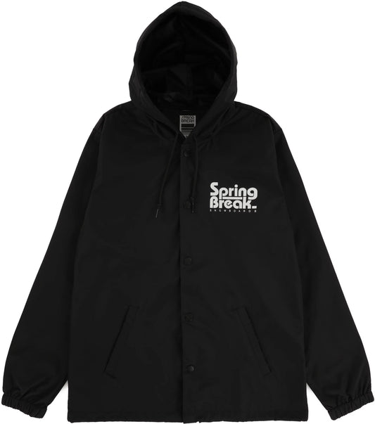 Spring Break Snowboard Hooded Coaches Jacket