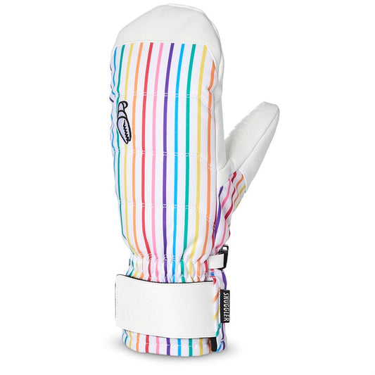 Crab Grab Snuggler Mittens - Women's - Rainbow Stripes