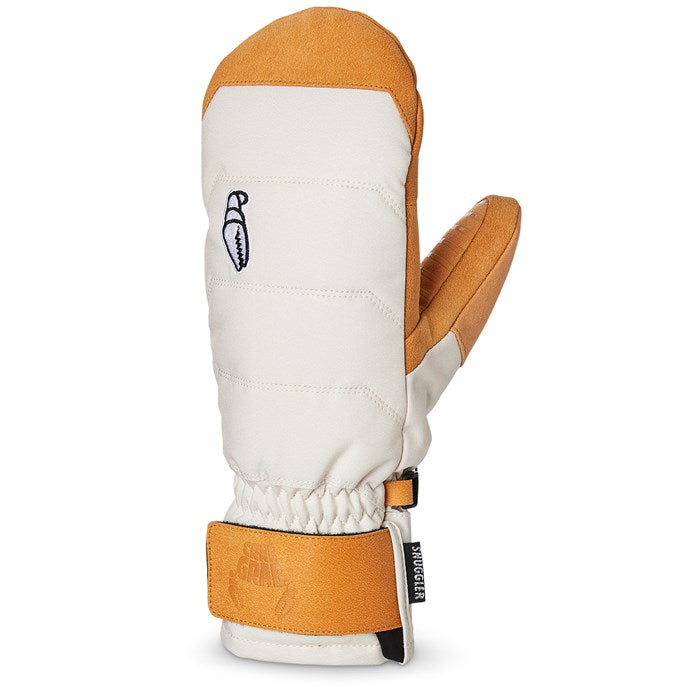 Crab Grab Snuggler Mittens - Women's - Cream and Tan