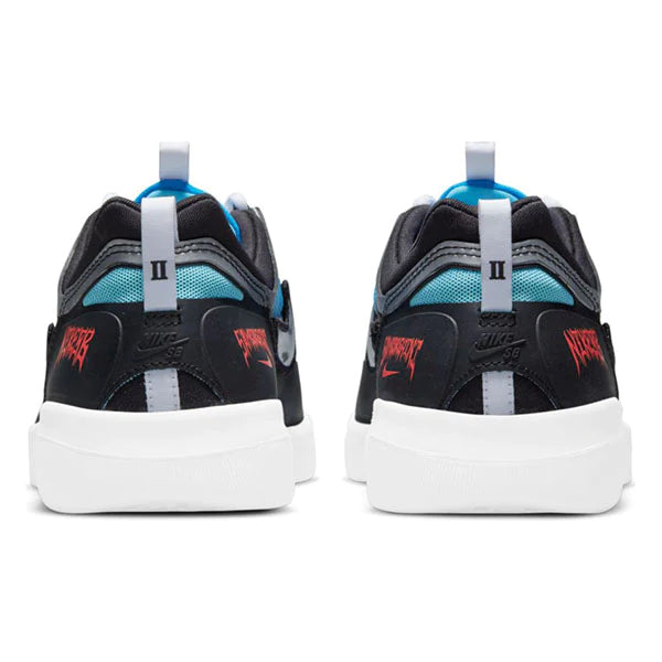 Nike SB Nyjah Free 2 PRM Shoe LT Photo Blue / Metallic Silver