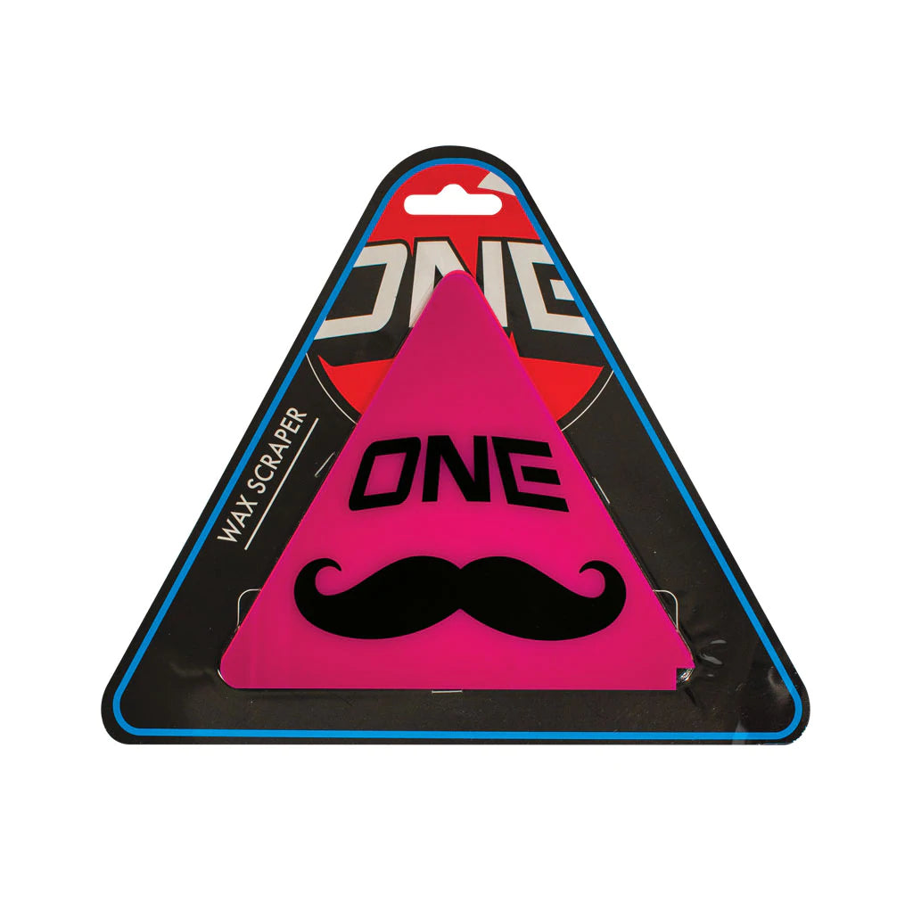 OneBall Mustache Snowboard Wax Scraper