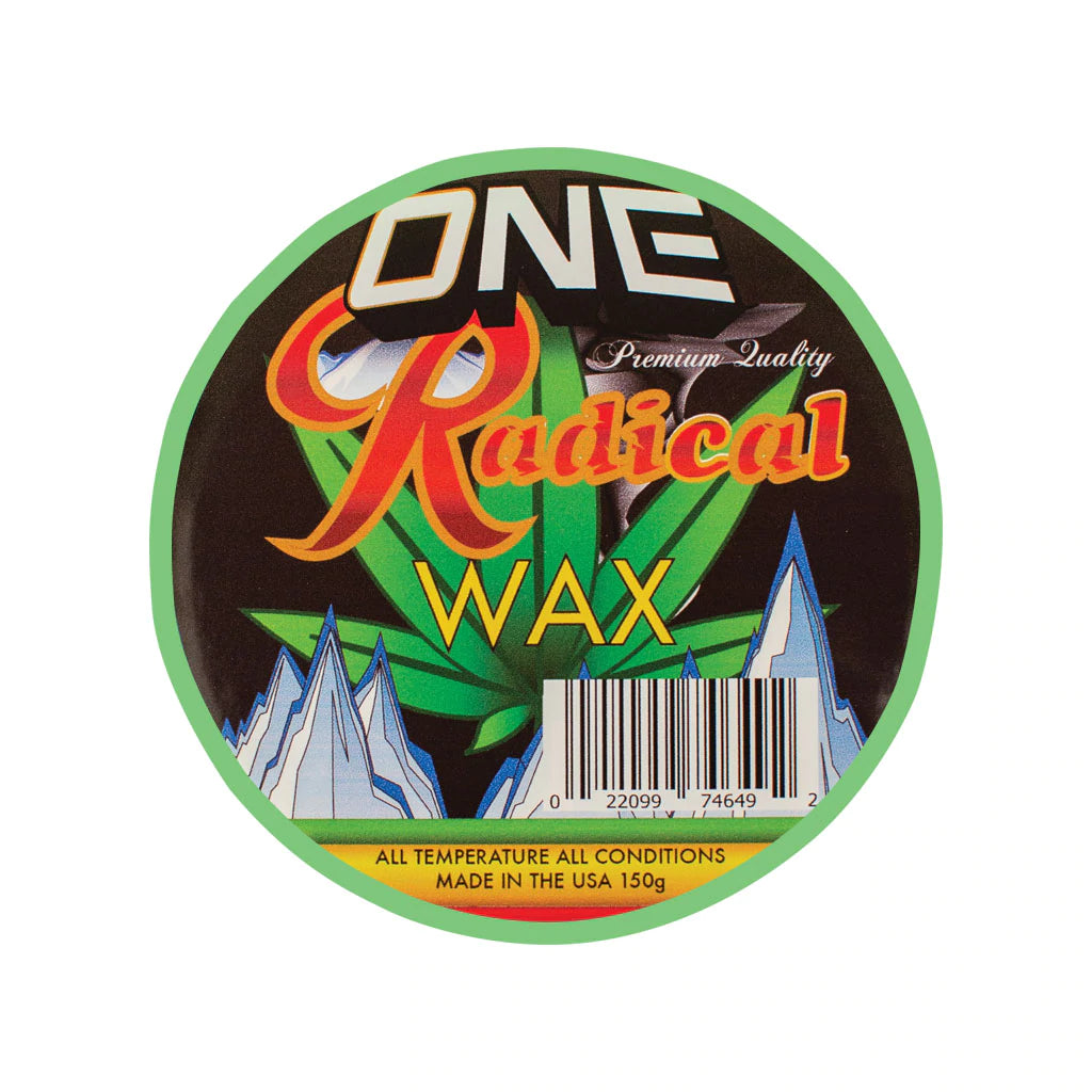 OneBall All Temperature Green Radical Snowboard Wax 150g