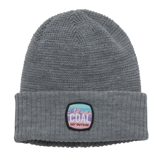 Coal The Tumalo Waffle Knit Patch Cuff Beanie