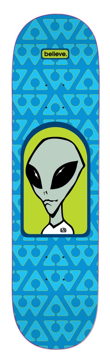 Alien Workshop Believe Pattern Blue [8.125”] Deck