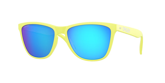 Oakley Frogskins 35th Matte Neon Yellow w/PRIZM Sapphire Lenses