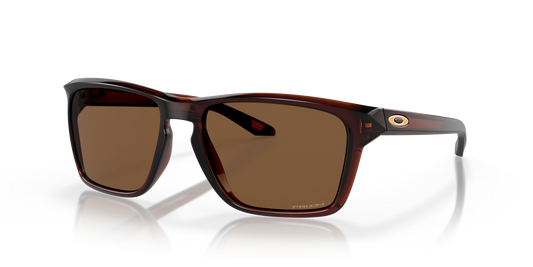 OAKLEY Gibston Prizm bronze Rectangular Men's Sunglasses polished rootbeer