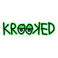 KROOKED KROOKED EYES MD STICKER Assorted Colors 7"