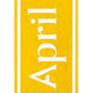 APRIL TEAM OG LOGO YELLOW DECK 8.50